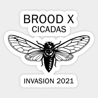 Cicada Brood X 2021 Sticker